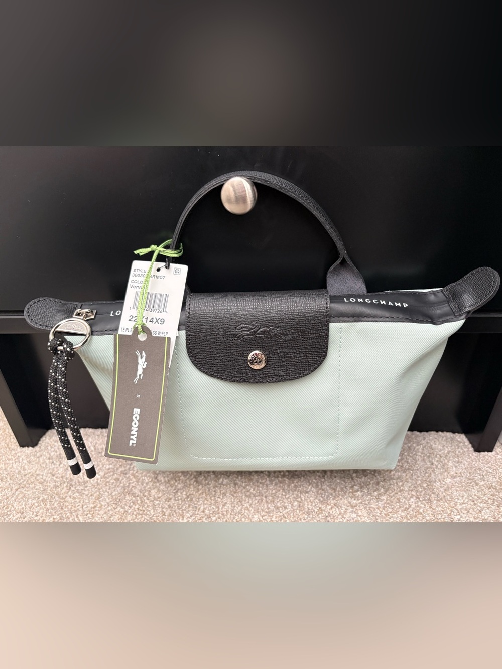 Longchamp Large Le Pliage Energy Recycled Canvas Cosmetics Case